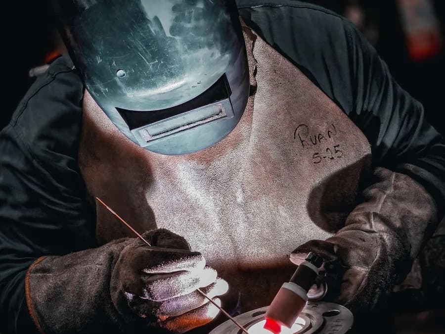 A Welder at Work